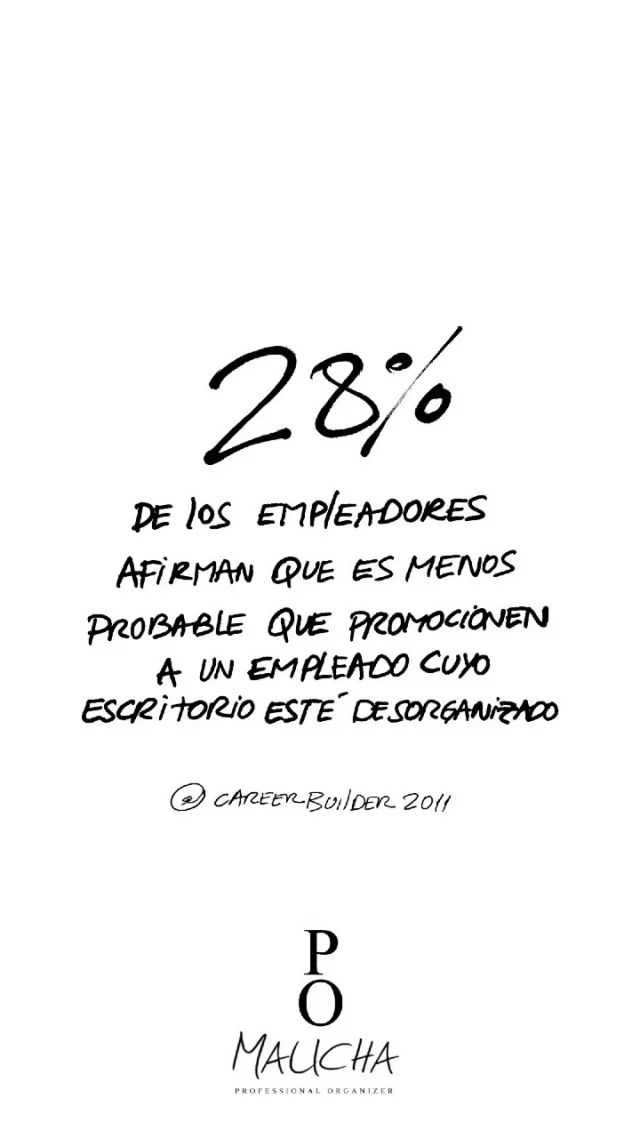 ᴘᴏʀ 💬 “28% dos empregadores dizem que são menos propensos a promover um funcionário cuja mesa seja desorganizada” @escolaconquer @CareerBuilder

#getthingsdone 
#caos
#reMarkablePaper
🎥 @mauchaorganizer